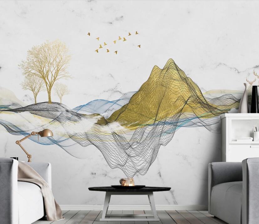 3D Intersection Of Colored Ribbons 2322 Wall Murals
