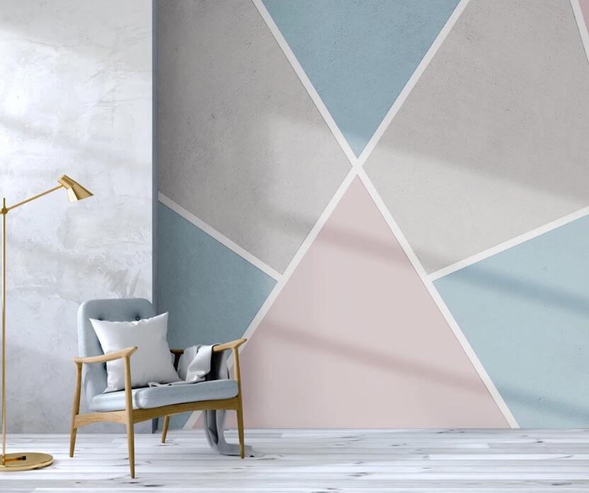 3D Geometric Bottom Stitching 2251 Wall Murals