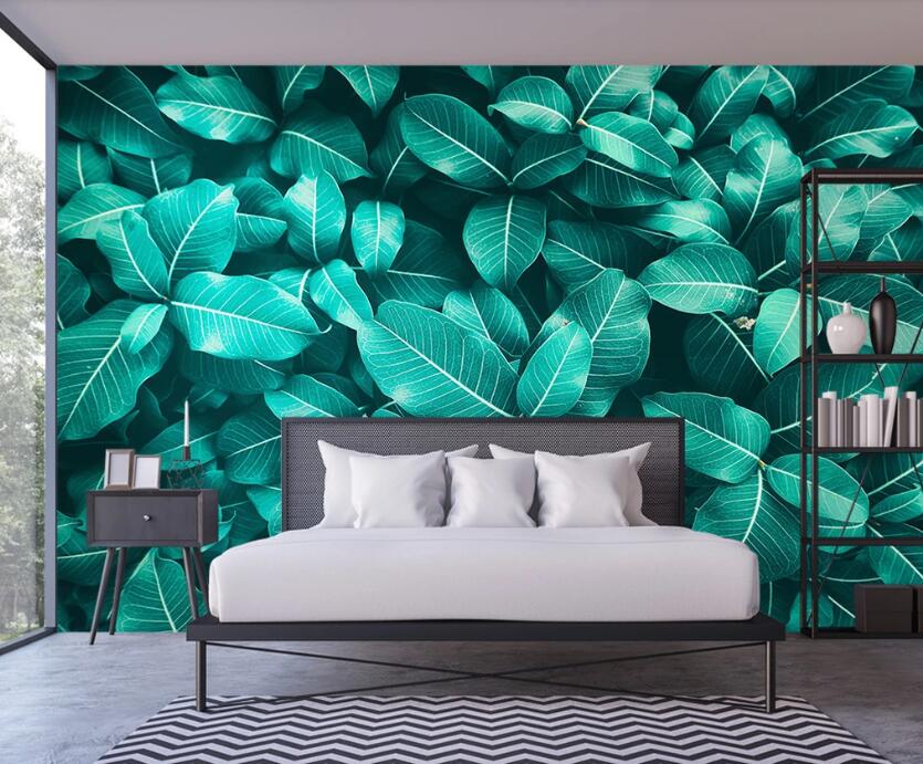 3D Rich Evergreen Leaves 2210 Wall Murals