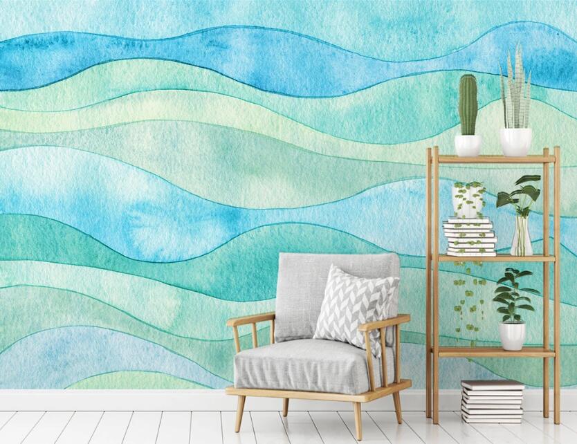 3D The Flowing Elegance Of The Ribbon 2151 Wall Murals