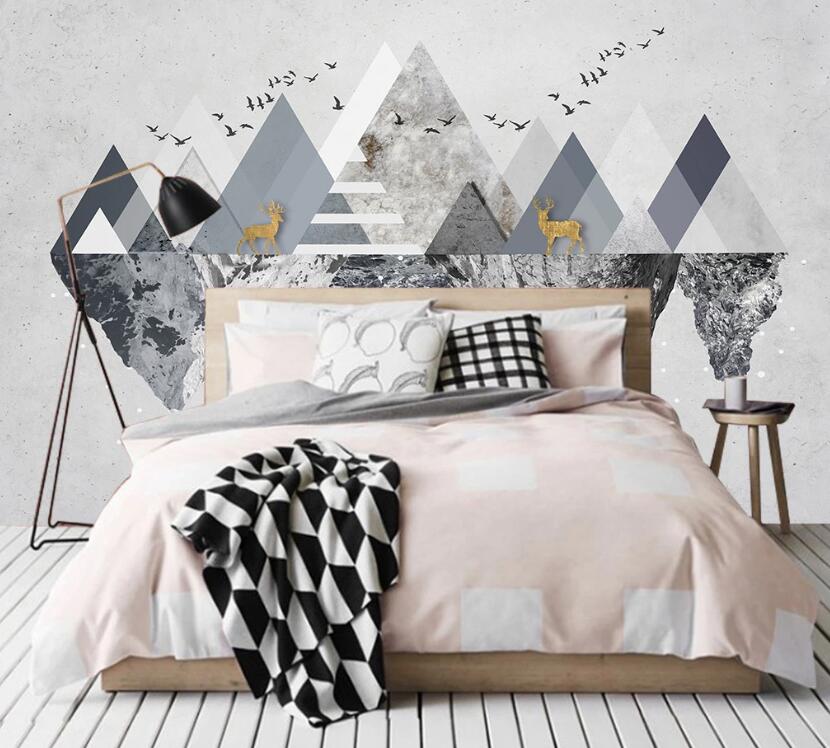 3D Stack Of Triangle Colors 2149 Wall Murals
