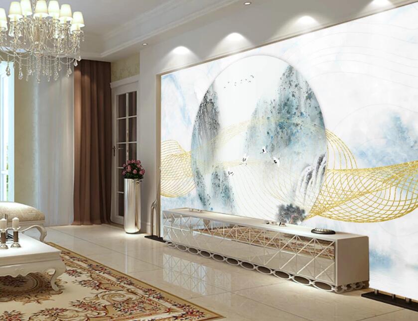 3D Round Classic Blooming 2132 Wall Murals