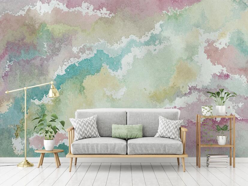 3D Layering Of Elegant Colors 2086 Wall Murals