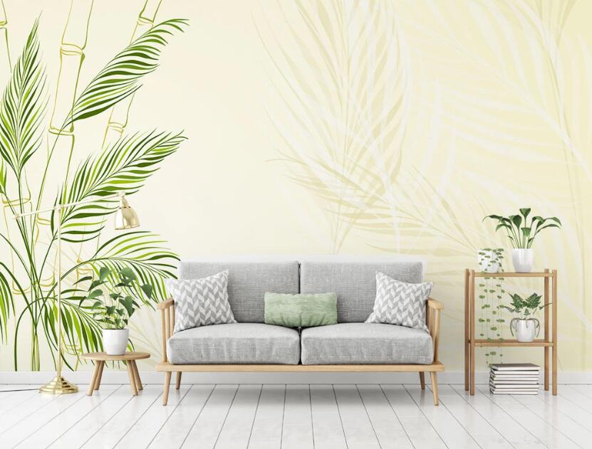 3D Fresh Leaves 2010 Wall Murals