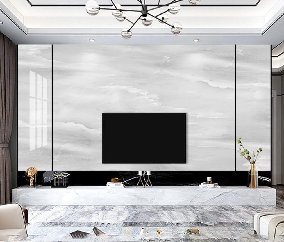 3D White Curved Texture 1285 Wall Murals