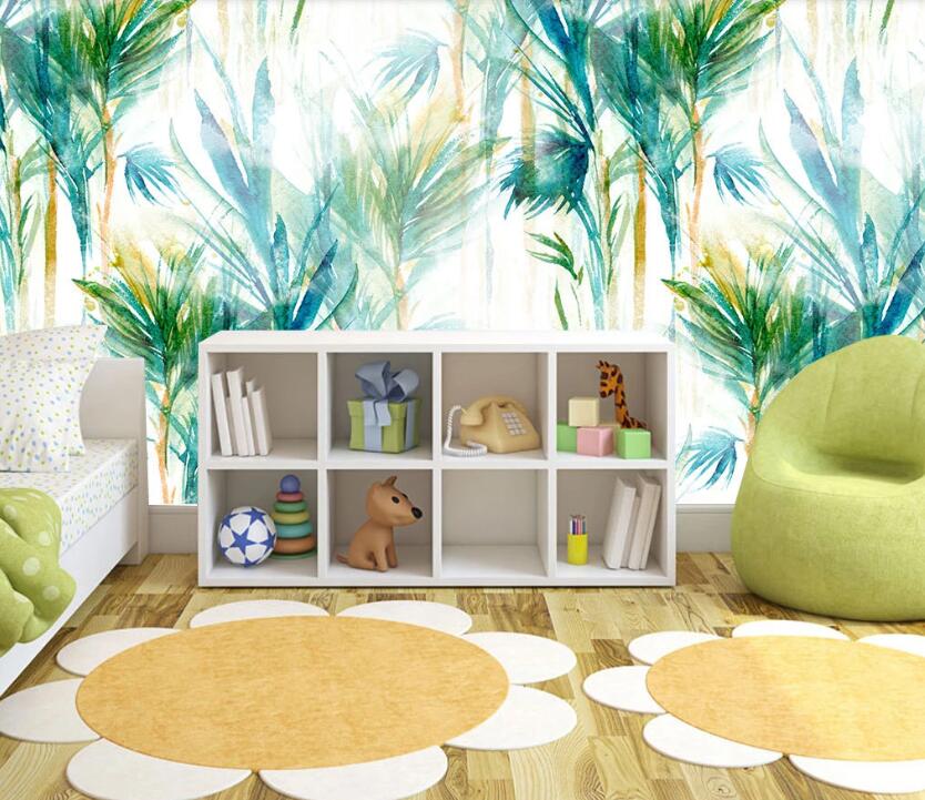 3D Green Stagger 2003 Wall Murals