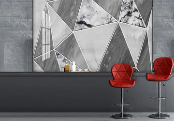 3D Three Styles Of Triangles 1268 Wall Murals