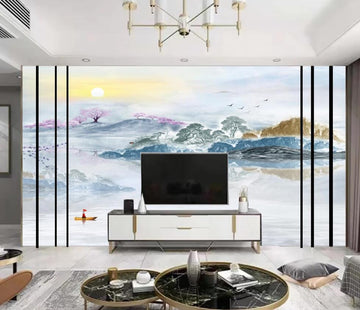 3D Color Painting Of Landscape 1262 Wall Murals