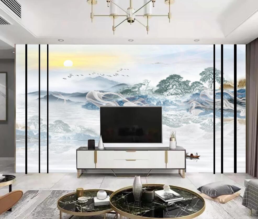 3D Landscape Under The Sun 1260 Wall Murals