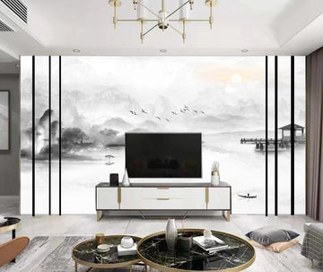 3D Light And Elegant Landscape 1258 Wall Murals