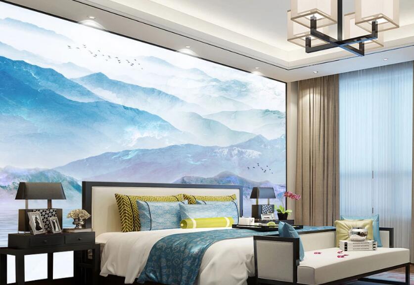 3D Bright And Dazzling Mountains 2367 Wall Murals