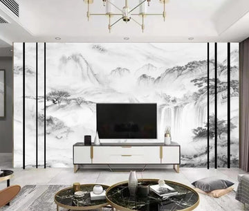 3D Light Ink Landscape 1247 Wall Murals