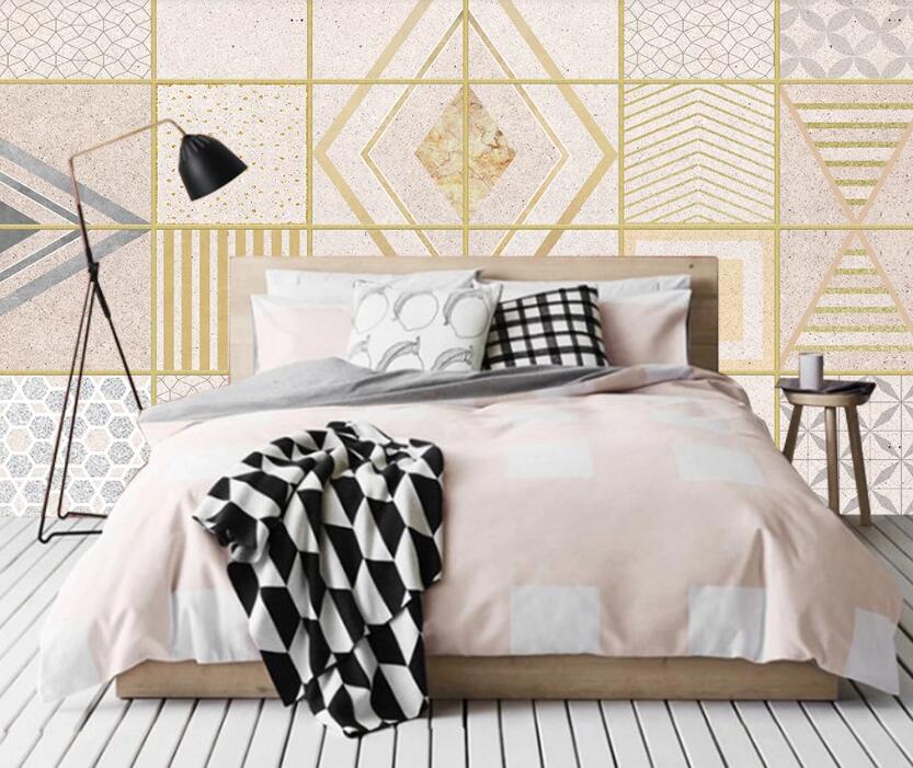 3D Retro Graphic Arrangement 2350 Wall Murals