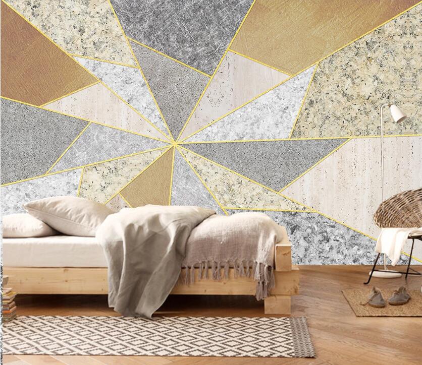 3D Triangle Center Gathering 2349 Wall Murals