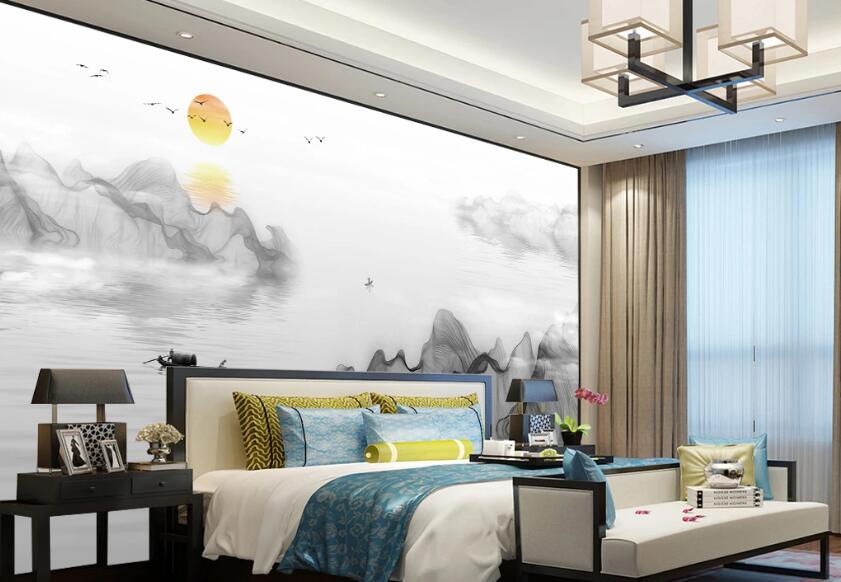 3D Ink Dyed Ribbon 2332 Wall Murals