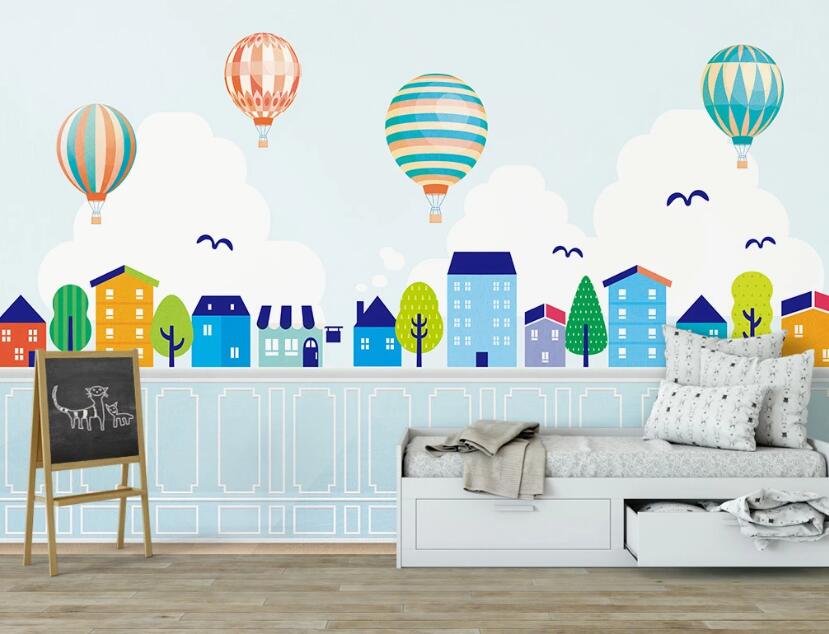 3D Blue Series Fresh Fairy Tale 2597 Wall Murals