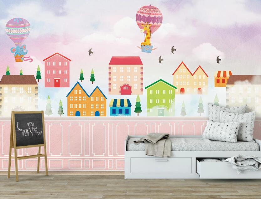 3D Colorful Dream Houses 2593 Wall Murals