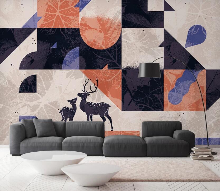 3D Geometric Art Interlaced 2588 Wall Murals