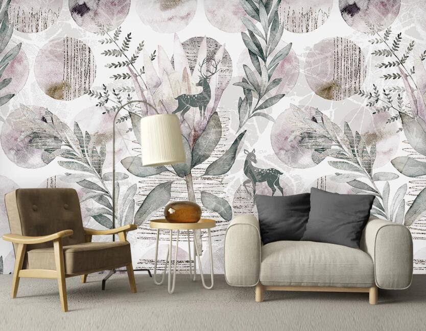 3D Flowers Of Elegant Memory 2584 Wall Murals