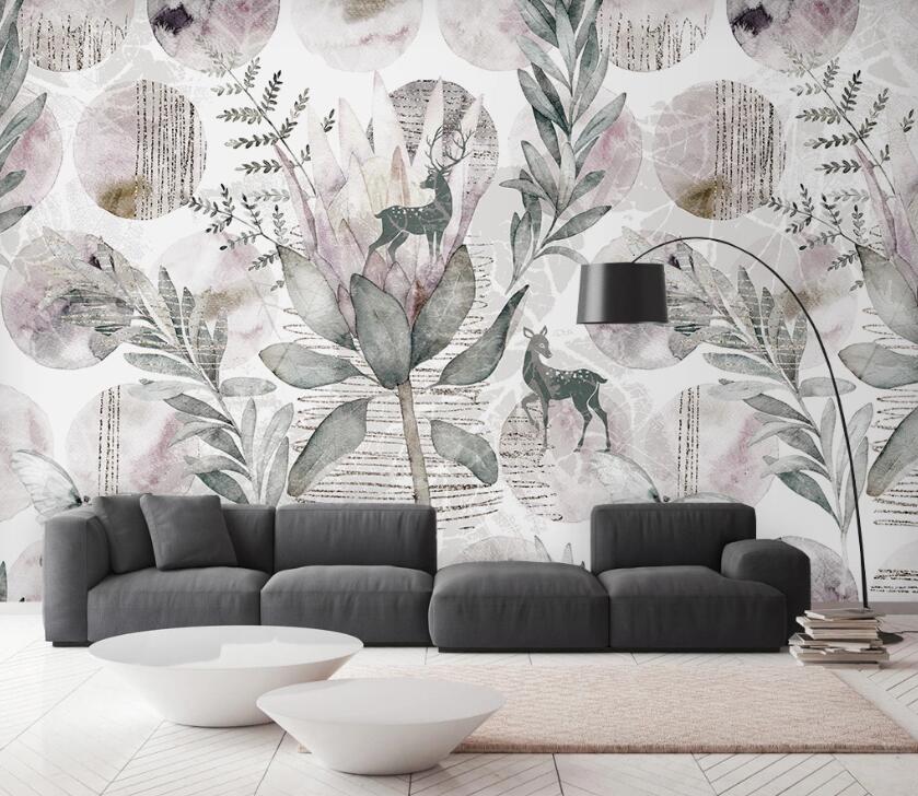 3D Flowers Of Elegant Memory 2584 Wall Murals