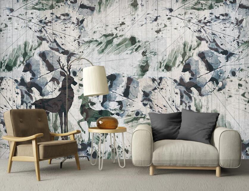 3D Ink Calm Embellishment 2563 Wall Murals