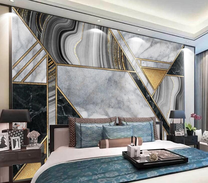 3D White Gray Flowing Texture 2560 Wall Murals