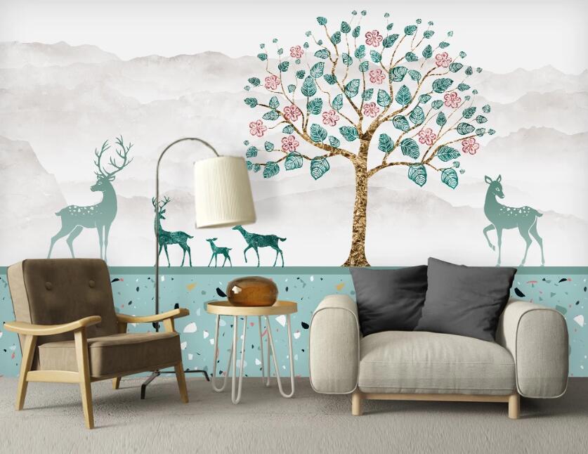 3D Strange And Beautiful Tree 2536 Wall Murals