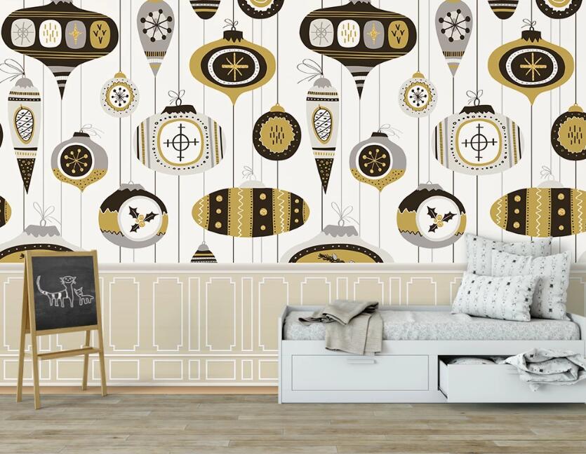 3D Clock Design Arrangement 2518 Wall Murals