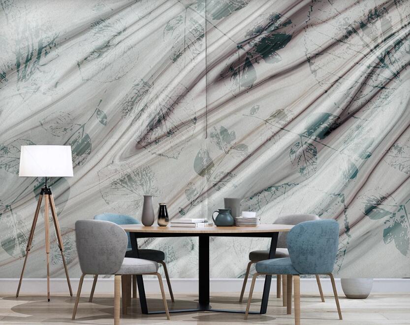 3D Plants Under Texture 2479 Wall Murals