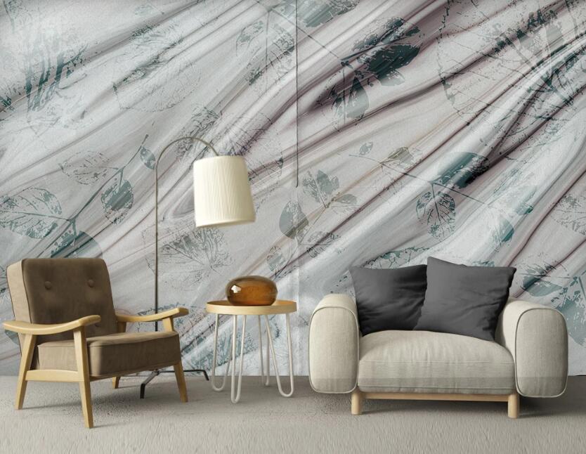 3D Plants Under Texture 2479 Wall Murals