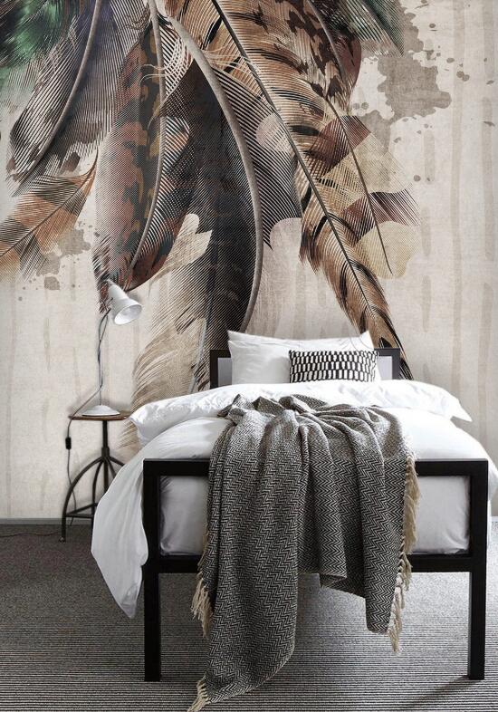 3D Rich Feather Decoration 2610 Wall Murals
