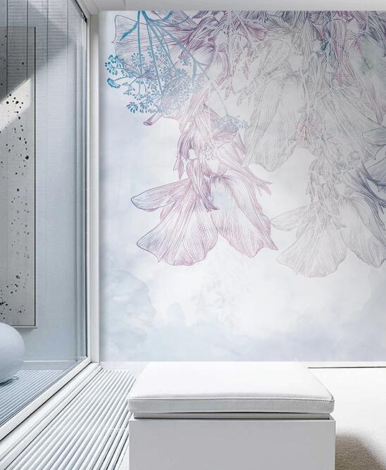 3D The Flimsy Flowers Of Memory 2605 Wall Murals