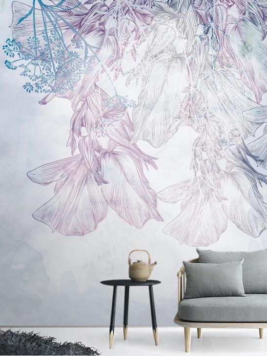3D The Flimsy Flowers Of Memory 2605 Wall Murals