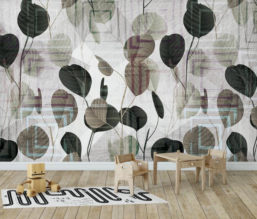 3D Full-bodied Senior Leaves 2442 Wall Murals