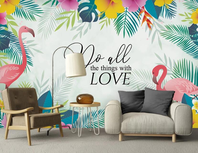 3D Love In The Spring 2424 Wall Murals