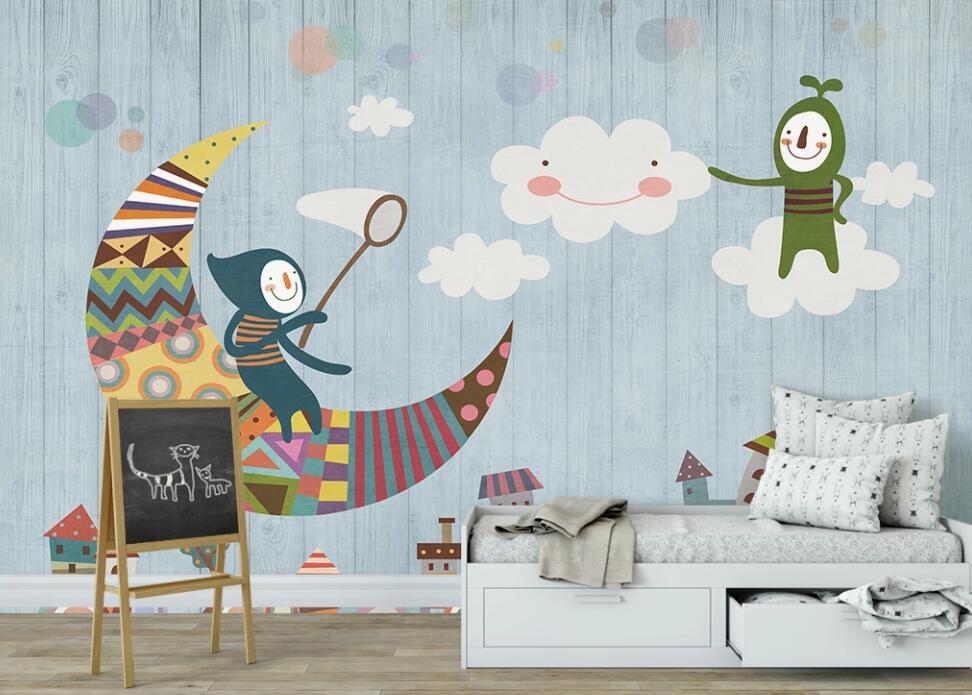 3D Fairy Tale Moon 2400 Wall Murals