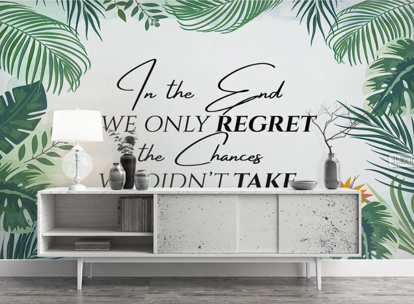 3D Persistence In Green 2384 Wall Murals