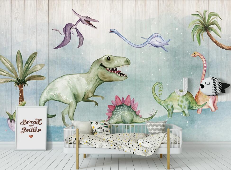 3D Fairy Dinosaurs 2373 Wall Murals