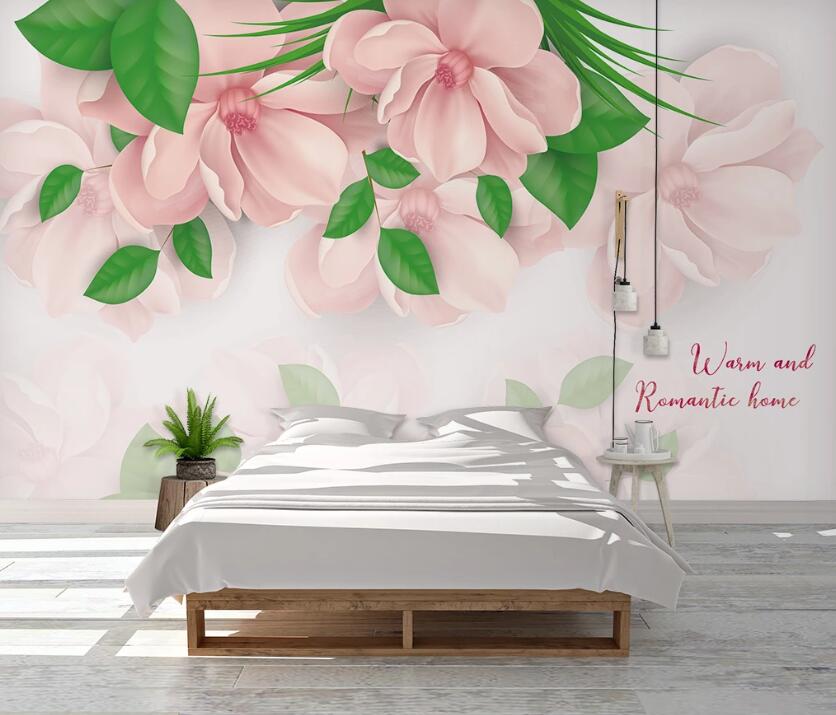 3D Midsummer Flowers 1077 Wall Murals