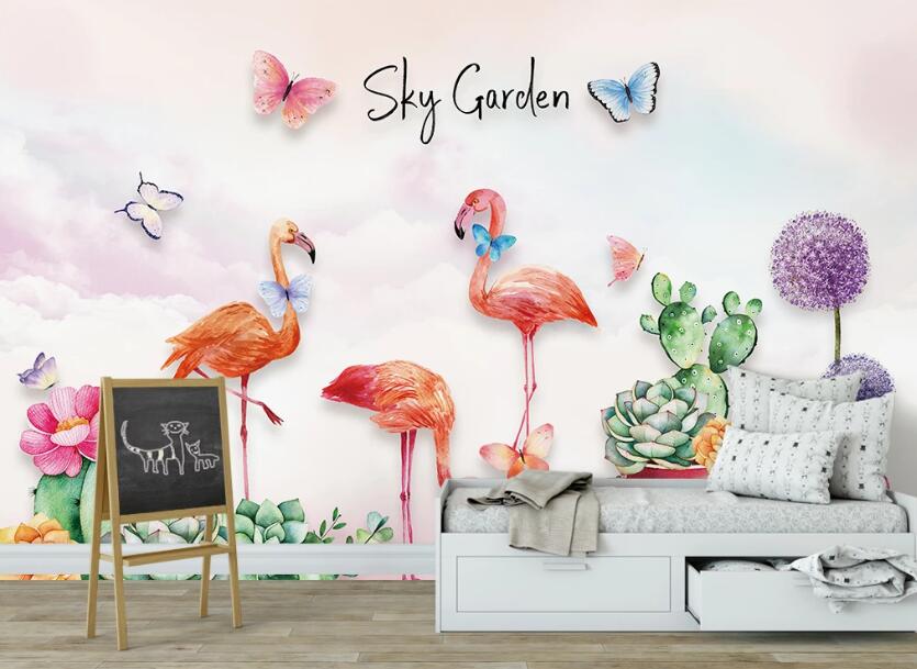 3D Sky Garden 1065 Wall Murals