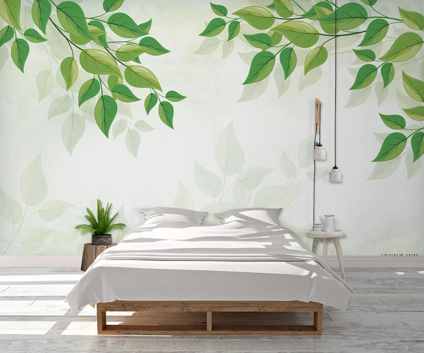 3D Summer Greenery 1014 Wall Murals