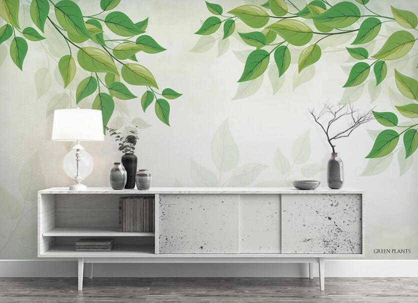3D Summer Greenery 1014 Wall Murals