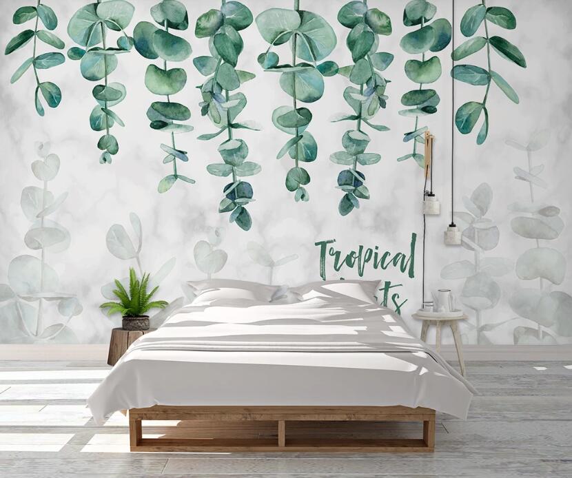 3D Dream Leaf Bunch 1010 Wall Murals