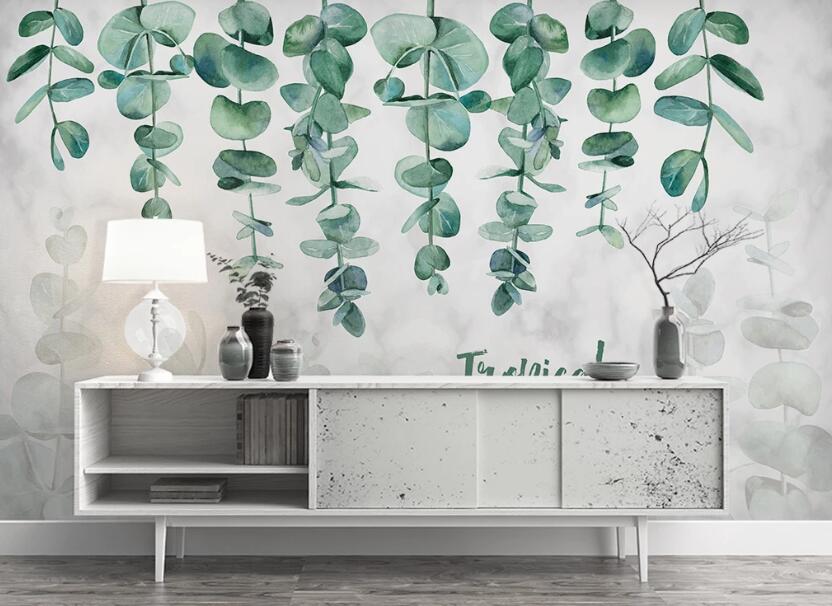 3D Dream Leaf Bunch 1010 Wall Murals