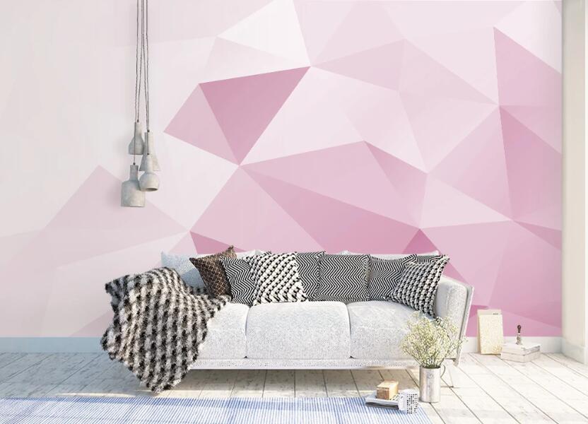 3D Deep Pink And Light Pink 1008 Wall Murals