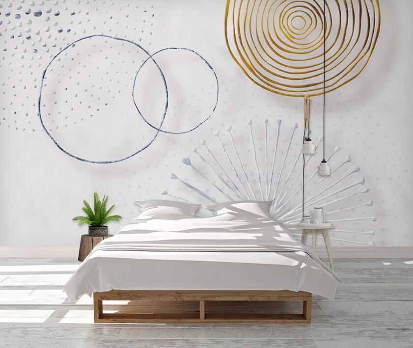 3D Circular Art Style 992 Wall Murals