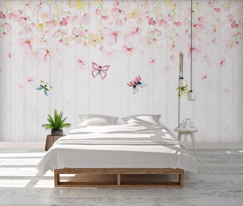 3D Petal Butterflies 703 Wall Murals