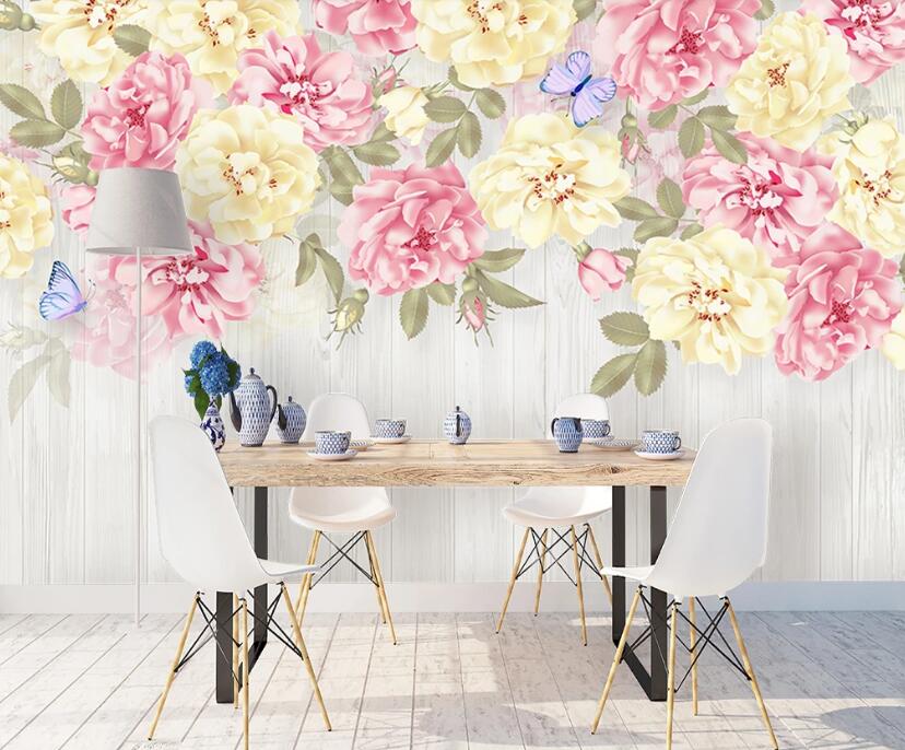 3D Color Rose Decoration 1151 Wall Murals