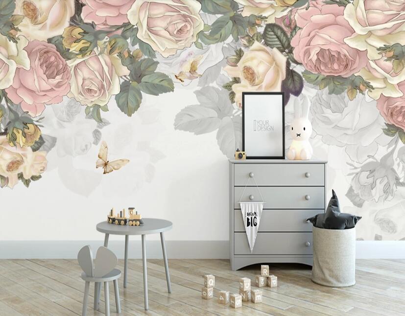 3D Rose Decoration 1150 Wall Murals