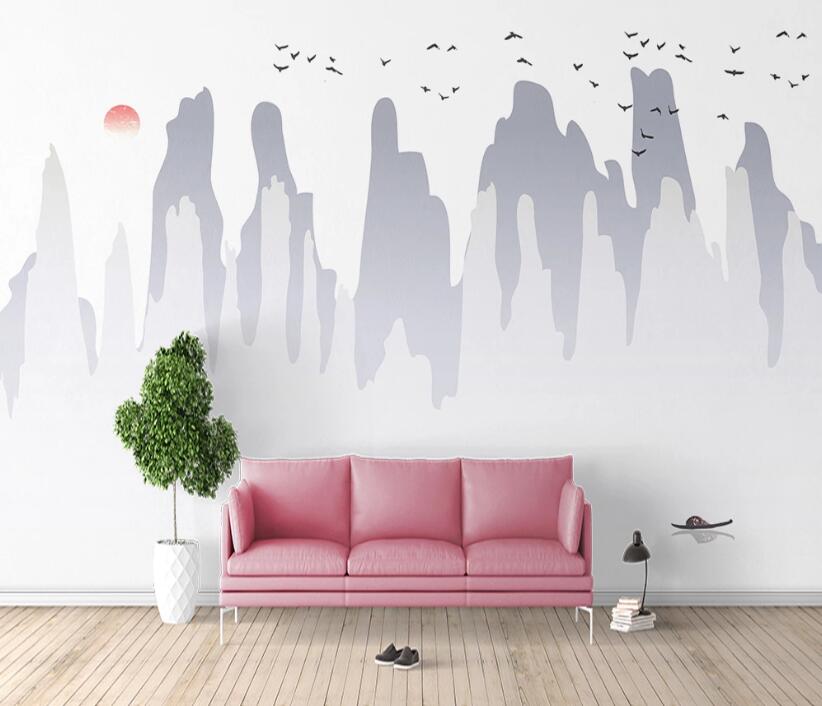3D Ink Painting 1148 Wall Murals